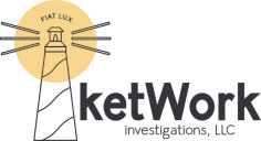A lighthouse shining, depicting the ketWork logo