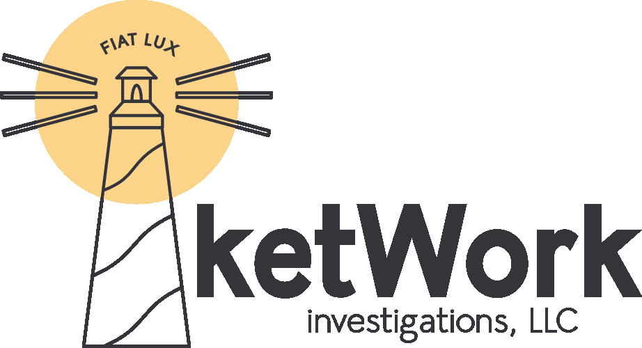 A lighthouse shining, depicting the ketWork logo